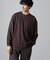 Anti Soaked(R)  ランダムボーダークルーネックTシャツ 長袖