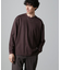 Anti Soaked(R)  ランダムボーダークルーネックTシャツ 長袖