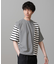 ボーダー切替Ｔシャツ
