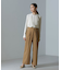 スタンドバイカラージョーゼットタックブラウス 24AW