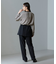 スタンドバイカラージョーゼットタックブラウス 24AW