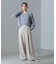 スタンドバイカラージョーゼットタックブラウス 24AW