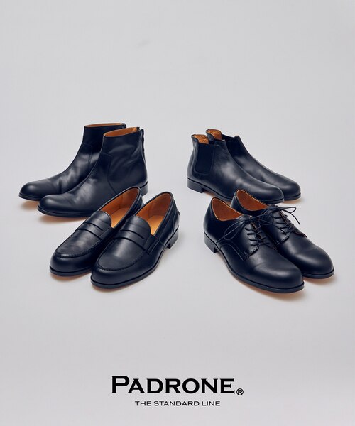 PADRONE THE STANDARD LINE／別注 DERBY PLAIN TOE ／プレーン トゥ