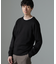 タスマニアミックス ミラノリブリラックスクルーネックニット