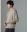 タスマニアミックス ミラノリブリラックスクルーネックニット