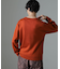 タスマニアミックス ミラノリブリラックスクルーネックニット