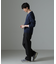 タスマニアミックス ミラノリブリラックスＶネックニット