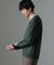 タスマニアミックス ミラノリブリラックスＶネックニット