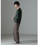 タスマニアミックス ミラノリブリラックスＶネックニット