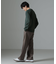 タスマニアミックス ミラノリブリラックスＶネックニット