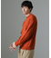 タスマニアミックス ミラノリブリラックスモックネックニット