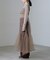 ESTHE／Cut-Out Organza Dress