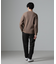 両畦スポンディッシュクルーネックセーター