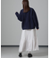 アシメティアードシフォンギャザースカート