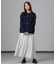 アシメティアードシフォンギャザースカート