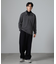 WEB限定／ストレッチテレコハーフジッププルオーバー 長袖
