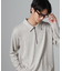 WEB限定／ストレッチテレコハーフジッププルオーバー 長袖