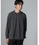 WEB限定／ストレッチテレコモックネックプルオーバー 長袖