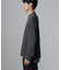 WEB限定／ストレッチテレコモックネックプルオーバー 長袖
