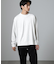 WEB限定／ストレッチテレコモックネックプルオーバー 長袖