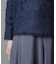 シャギークルーネックニットプルオーバー