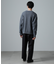 畔編みニットブルゾン