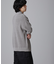 畔ニットハーフZIPプルオーバー