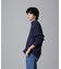 畔ニットハーフZIPプルオーバー