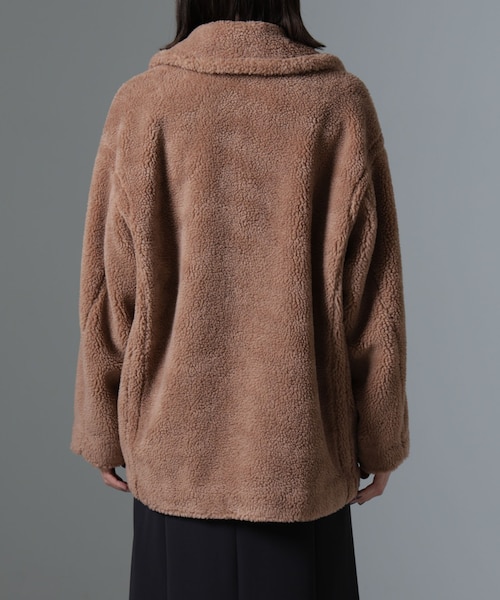 ナノユニバース nano・universe ミドル丈ボアPコート 楽天市場】【SALE／30%OFF】ミドル丈ボアPコート NANO universe ナノ