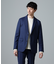 「N JACKET PREMIUM」RENU(R)ウール混洗えるサキソニージャケット(セットアップ可)