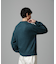 モヘヤブレンド起毛クルーネックニット