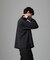 ミラノリブ ワイドタートルネックニット