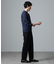 PBTストレッチクルーネックニット