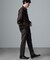 ｢N TROUSERS PREMIUM｣RENURウール混洗えるサキソニーパンツ(セットアップ可)