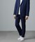 ｢N TROUSERS PREMIUM｣RENURウール混洗えるサキソニーパンツ(セットアップ可)