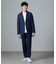 ｢N TROUSERS PREMIUM｣RENURウール混洗えるサキソニーパンツ(セットアップ可)