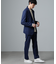 ｢N TROUSERS PREMIUM｣RENURウール混洗えるサキソニーパンツ(セットアップ可)