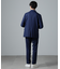 ｢N TROUSERS PREMIUM｣RENURウール混洗えるサキソニーパンツ(セットアップ可)