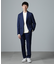 ｢N TROUSERS PREMIUM｣RENURウール混洗えるサキソニーパンツ(セットアップ可)
