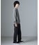 WEB限定／模様編みクルーネックニット