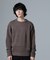 WEB限定／模様編みクルーネックニット