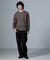WEB限定／模様編みクルーネックニット