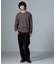 WEB限定／模様編みクルーネックニット