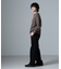WEB限定／模様編みクルーネックニット