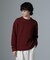 WEB限定／模様編みクルーネックニット