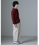 WEB限定／模様編みクルーネックニット