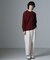 WEB限定／模様編みクルーネックニット