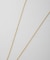 WOLF CIRCUS／CHARLOTTE NECKLACE ゴールド