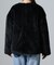 カーリングフェイクファーノーカラーブルゾン