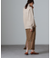 ウエストドロストタートルワイドニット